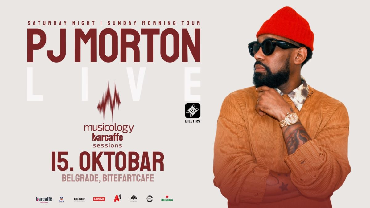 PJ MORTON stiže na Musicology Barcaffè Sessions 15. oktobra u BitefArtCafe